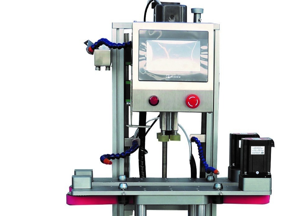  4 Rub Inline Capping Machine SUS304 Automatic Bottle Capper Manufactures