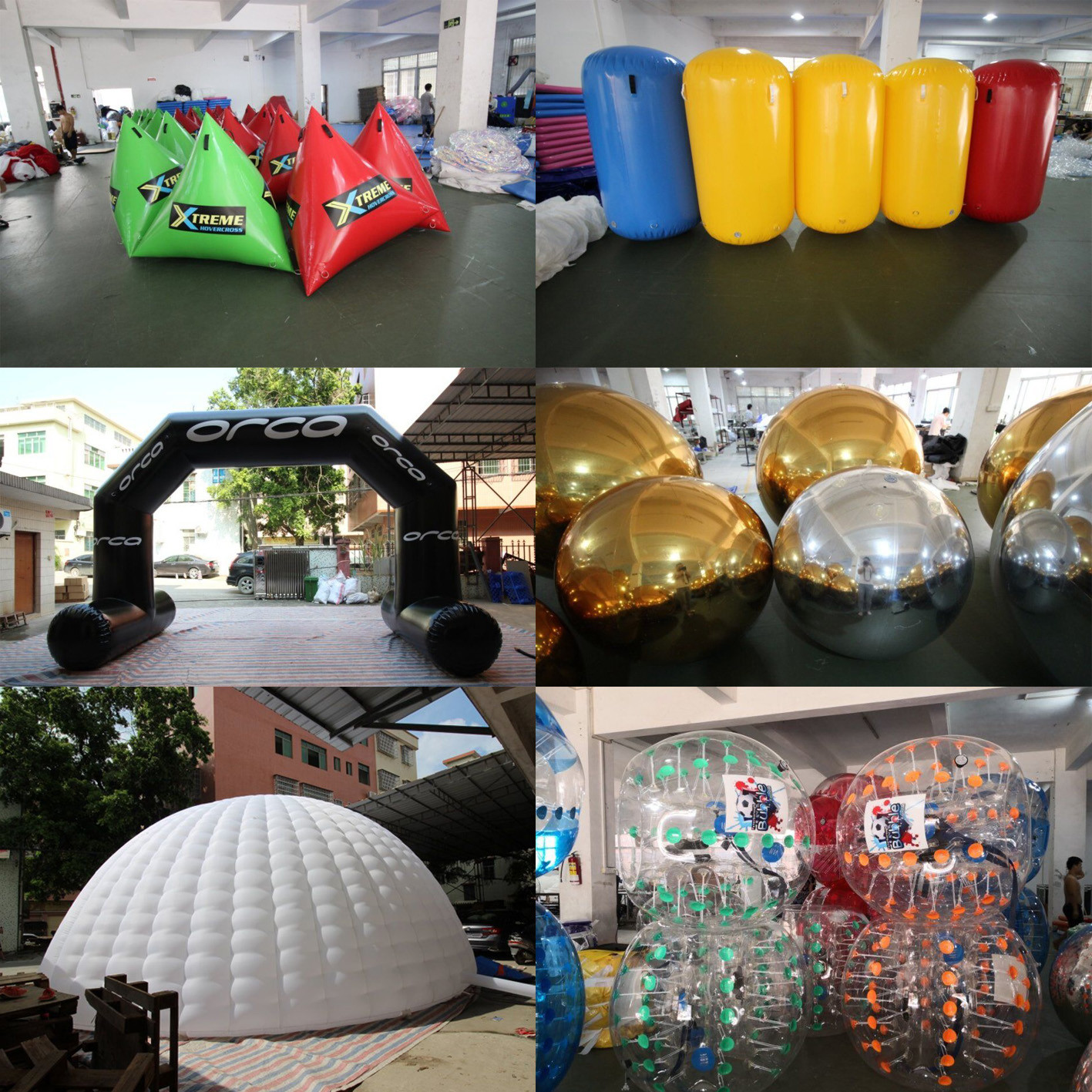 Festival Decoration Airblown Inflatable Snow Globe Customized Logo