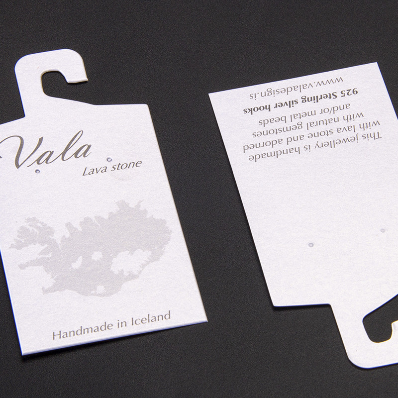 500gsm White Pearl Paper Header Cards