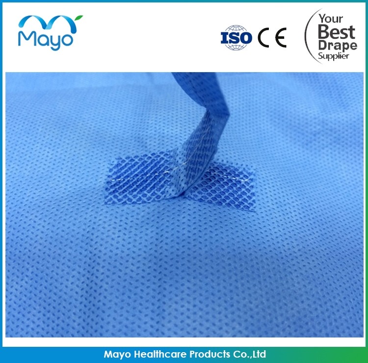 COVID-19 Disposable SMS Nonwoven Sterile Surgical Gown with CE FDA