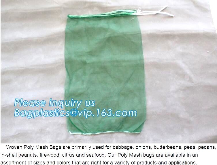 Reusable Solid Shopping Bag String Grocery Bag Shopper Cotton Tote Mesh Net Woven Portable Durable Shopping, BAGEASE