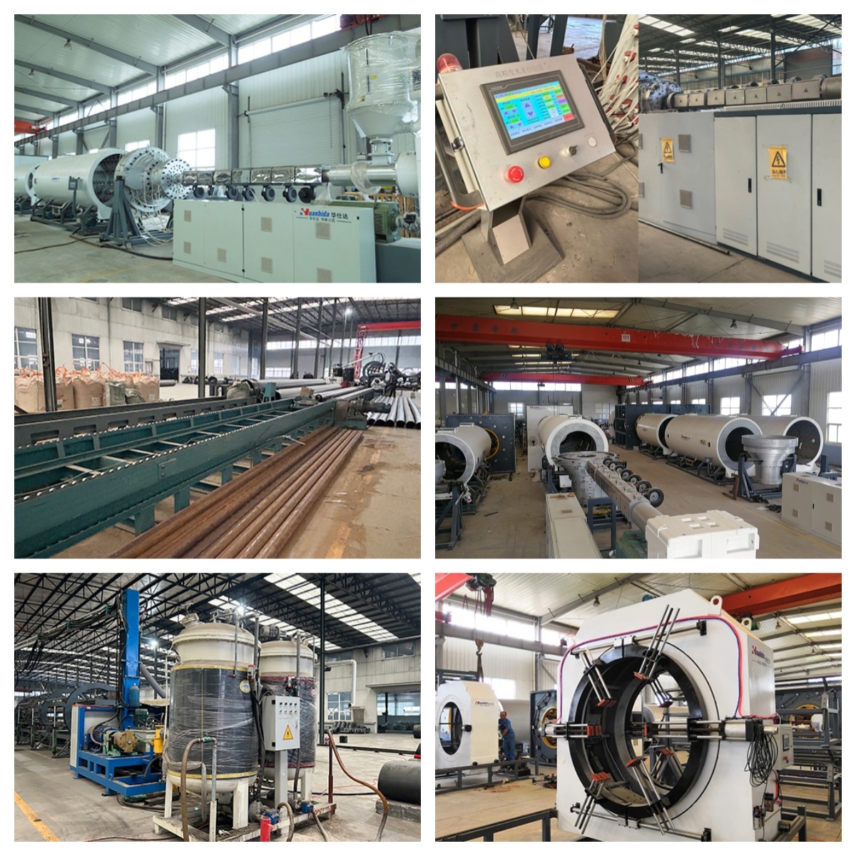 High-Performance  110-500 Pre-Insulated HDPE PE Pipe Extrusion Line 1