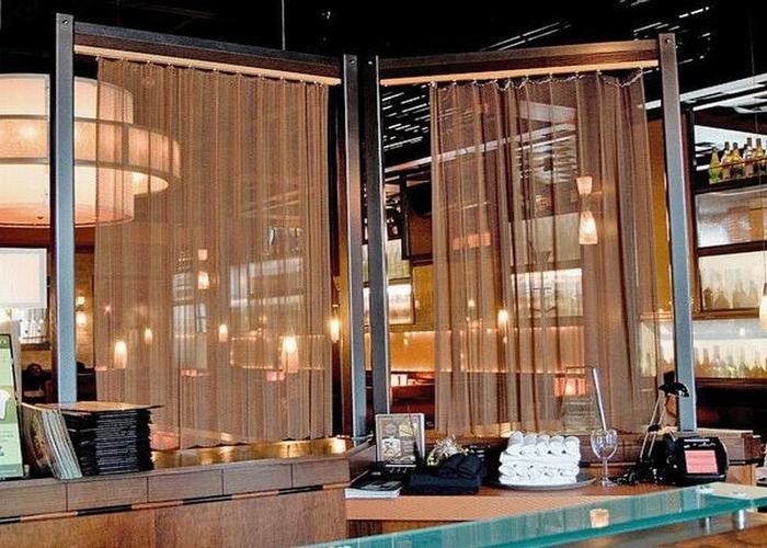Anodic Oxidation Metal Coil Drapery/ Metal mesh shower curtain