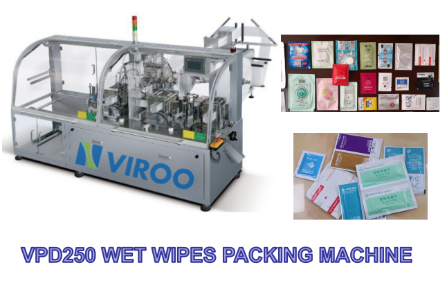 Auto Wet Tissue Making Machine , Wet Napkin Paper Packing Machine