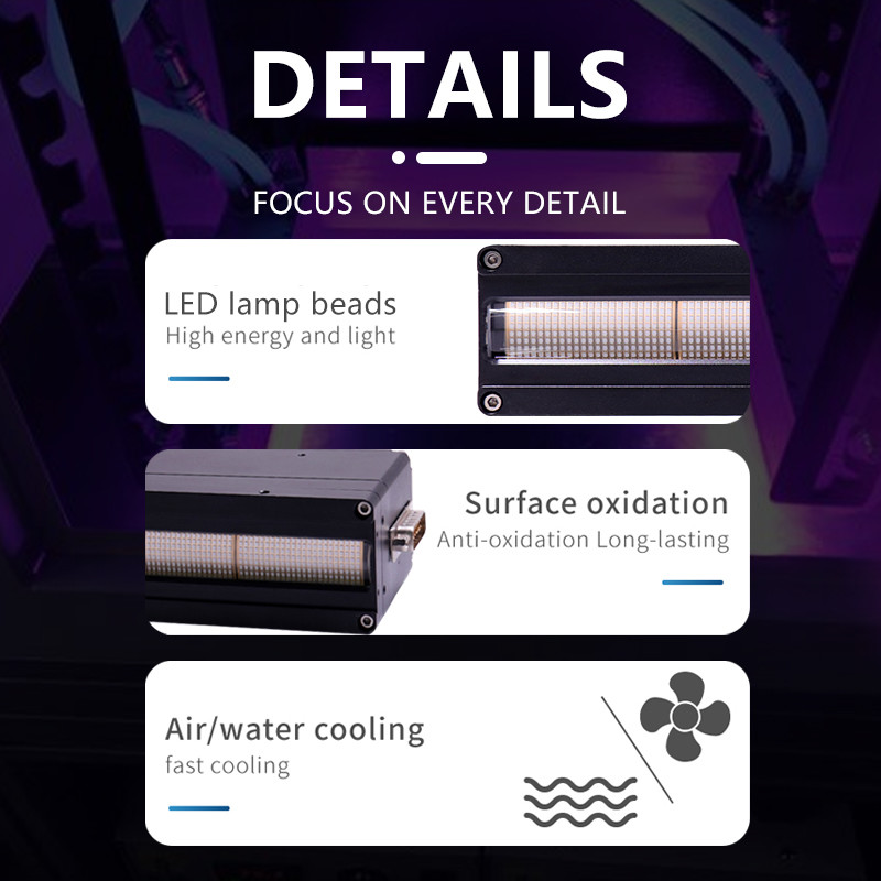 2500w 395nm Uv Led Curing System For 3d Printer / Inkjet Printer