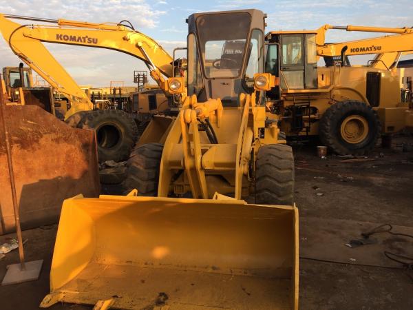Used Komatsu Small Wheel Loader Wa100, Secondhand Origin Japan 7 Ton Front