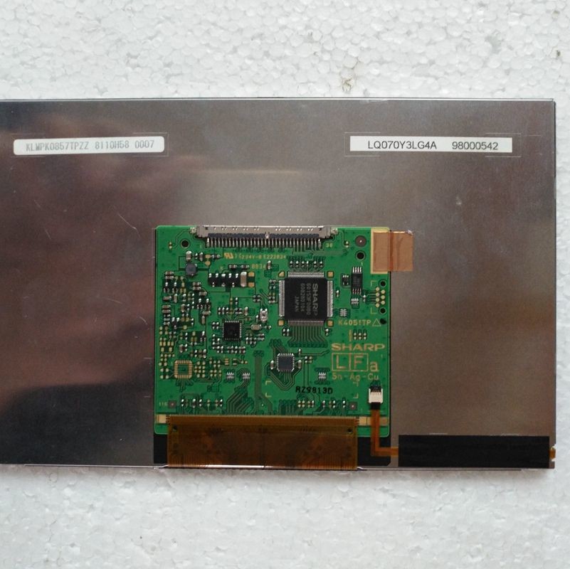 LQ070Y3LG4A Sharp 7" LCM 800×480RGB 350cd/m² INDUSTRIAL LCD DISPLAY
