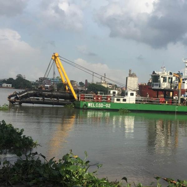 16 Inch River Sand Dredger Sand Mining River Dredging Equipment Good Adaptabilit