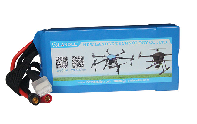 Lithium Polymer UAV Battery 22.2V Rechargeable Cell 16000mAh