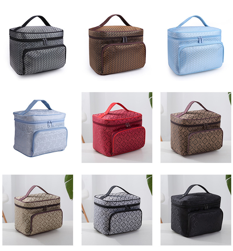 Waterproof Travel Accessories Make Up Bag With Brush Pockets For Women