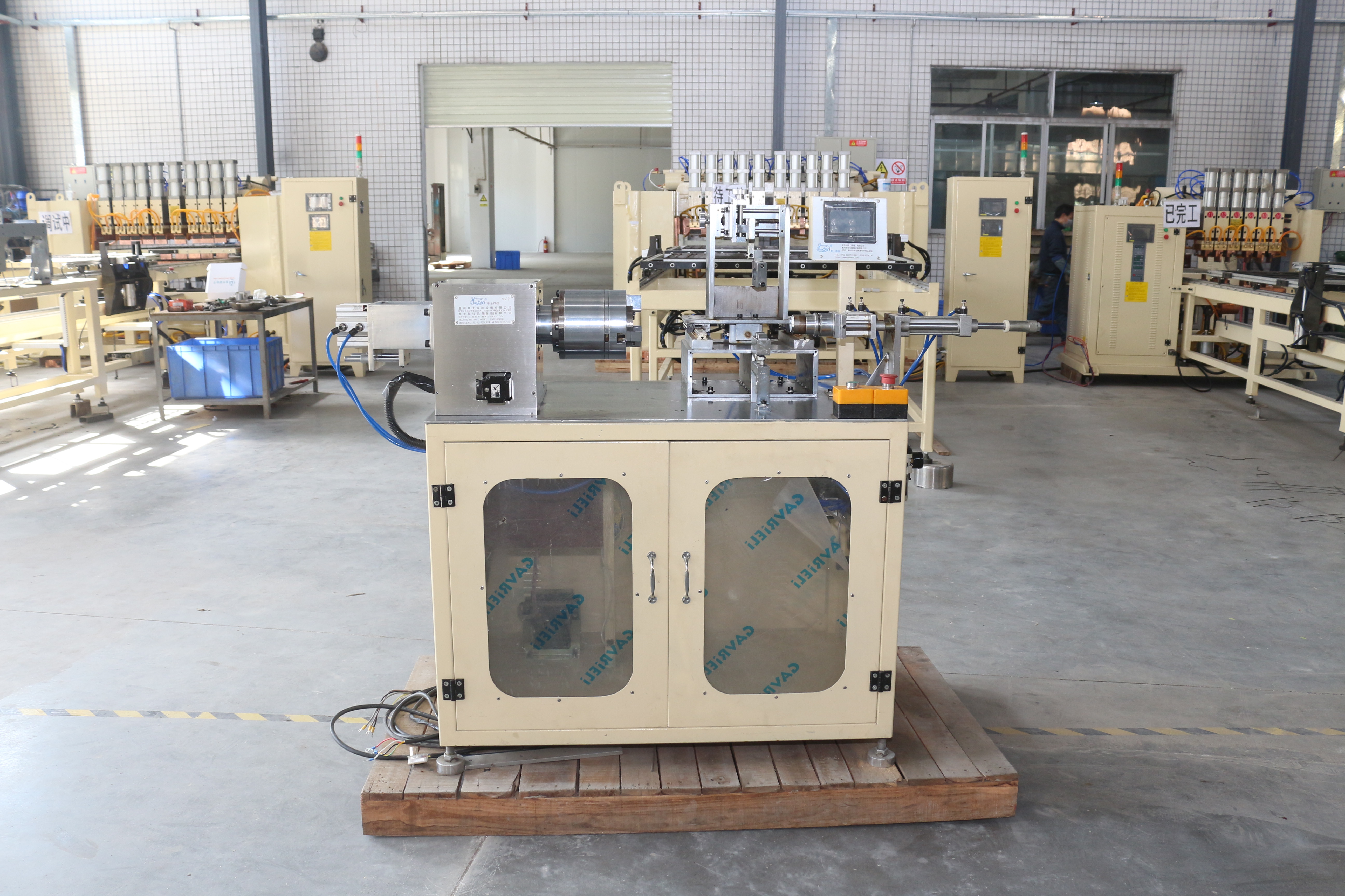 Hwashi Automatic TIG Welding Machine 40000A Shock Absorber And Seam