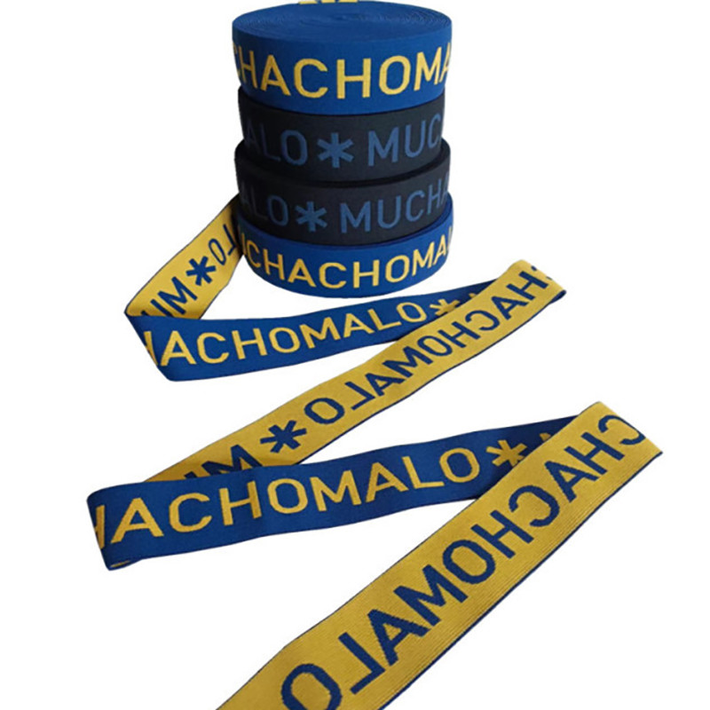  10mm-65mm Jacquard Elastic Webbing Pantone Spandex Elastic Band Manufactures