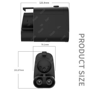Wholesale Ev Charger Ccs Adapter Nacs to Ccs1 Dc Charging 250a Ccs Combo 1 Tesla