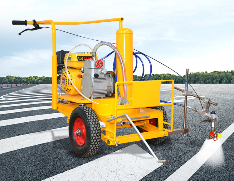 Traffic Safety Road Line Painting Machine 200Kg Road Marking Paint Machine