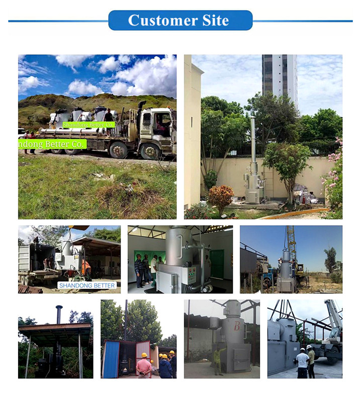 Small WFS-20 Household Hospital Industrial Waste Incineration Treatment Equipment