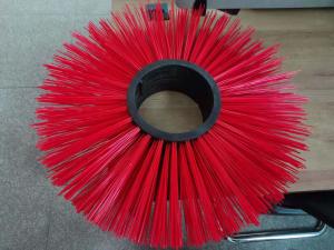  Sweeping Cleaning Synthetic Fibre Road Street Sweeper Ring Flat Brush Manufactures