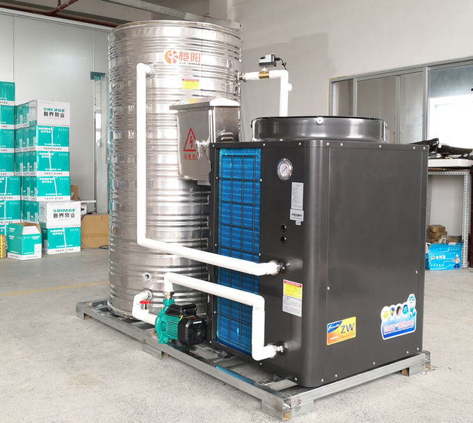 220 V / 380 V Air Energy Water Heater , Heat Pump Style Water Heater