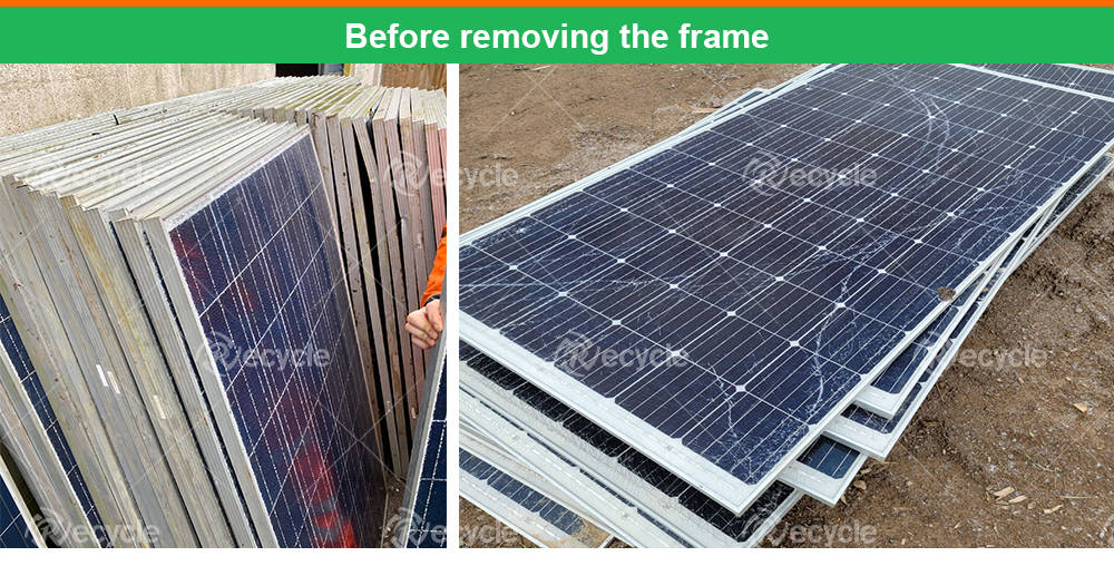 Fully Automatic PV Panel Deframer for Removing Solar Panel Aluminum Frame Efficiently