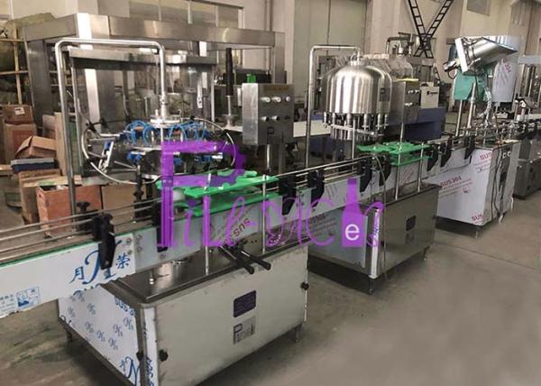 Pure Drinking PET Bottle Water 3 In 1 Monoblock Washing Filling Capping
