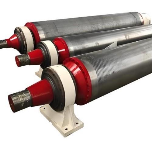 Press Section Vacuum Suction Press Roller For Wrinting And Printing Paper