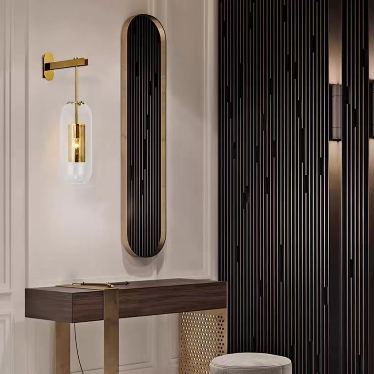 Wholesale Modern Hotel Bedroom Indoor Villa Decorative Surface Mounted LED Wall Light