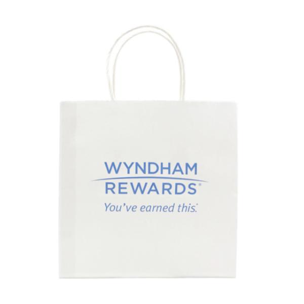 Non Smell Paper Handle Bags Eco Friendly Water-Based Soy Ink Printing For Baby