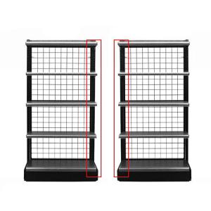 Rectangular Wire Mesh Display Rack Shelving Retail Store Wire Mesh Display