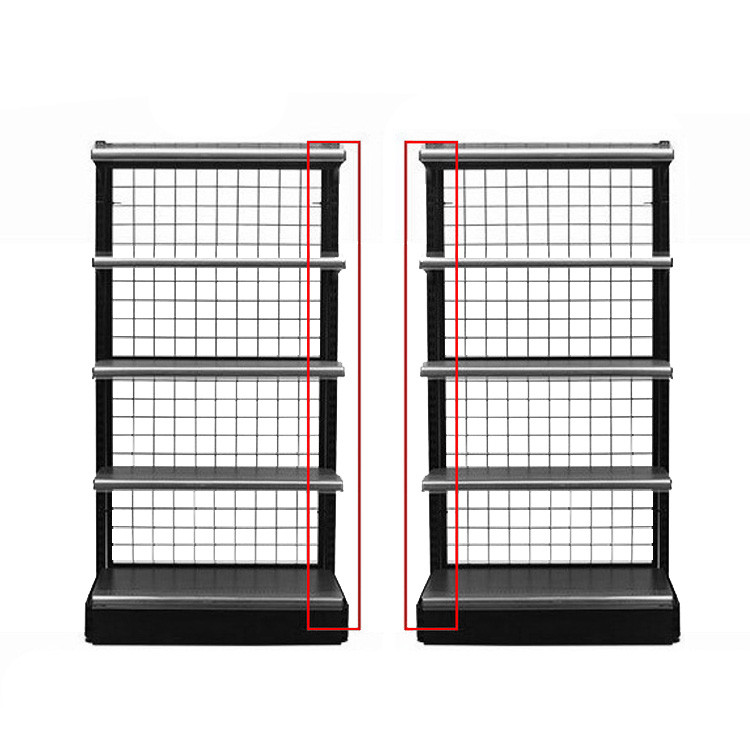 Rectangular Wire Mesh Display Rack Shelving Retail Store Wire Mesh Display Shelves