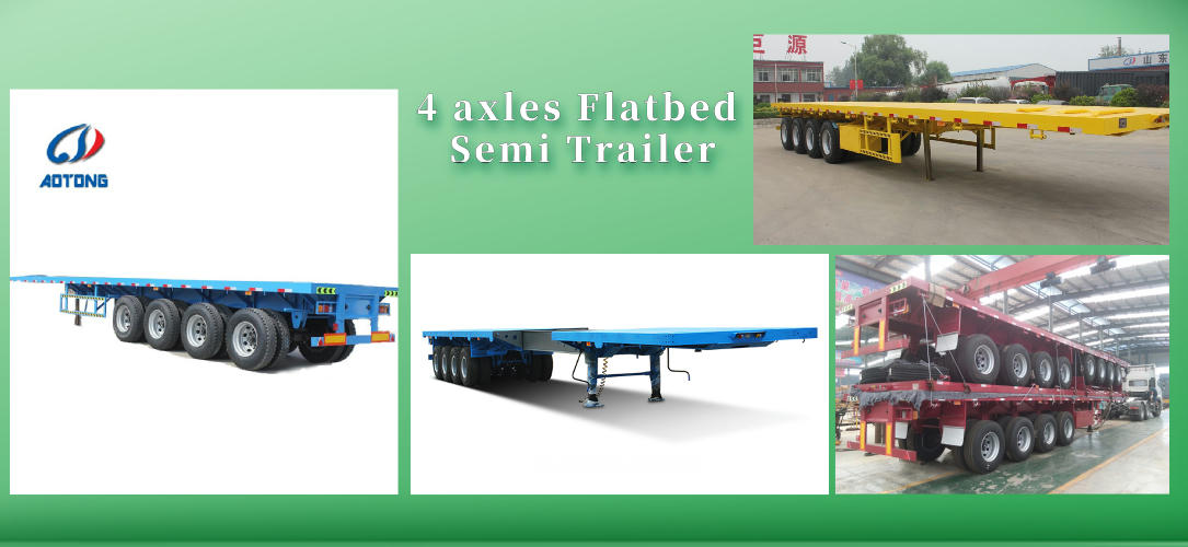 High Bed Container Chassis 4 Axles 20 40 48 53 Feet Trailer for Container Transport