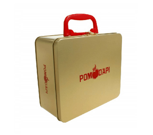 Spot Color Printed Metal Tin Lunch Box , Kids Tin Lunch Boxes For Food Packaging