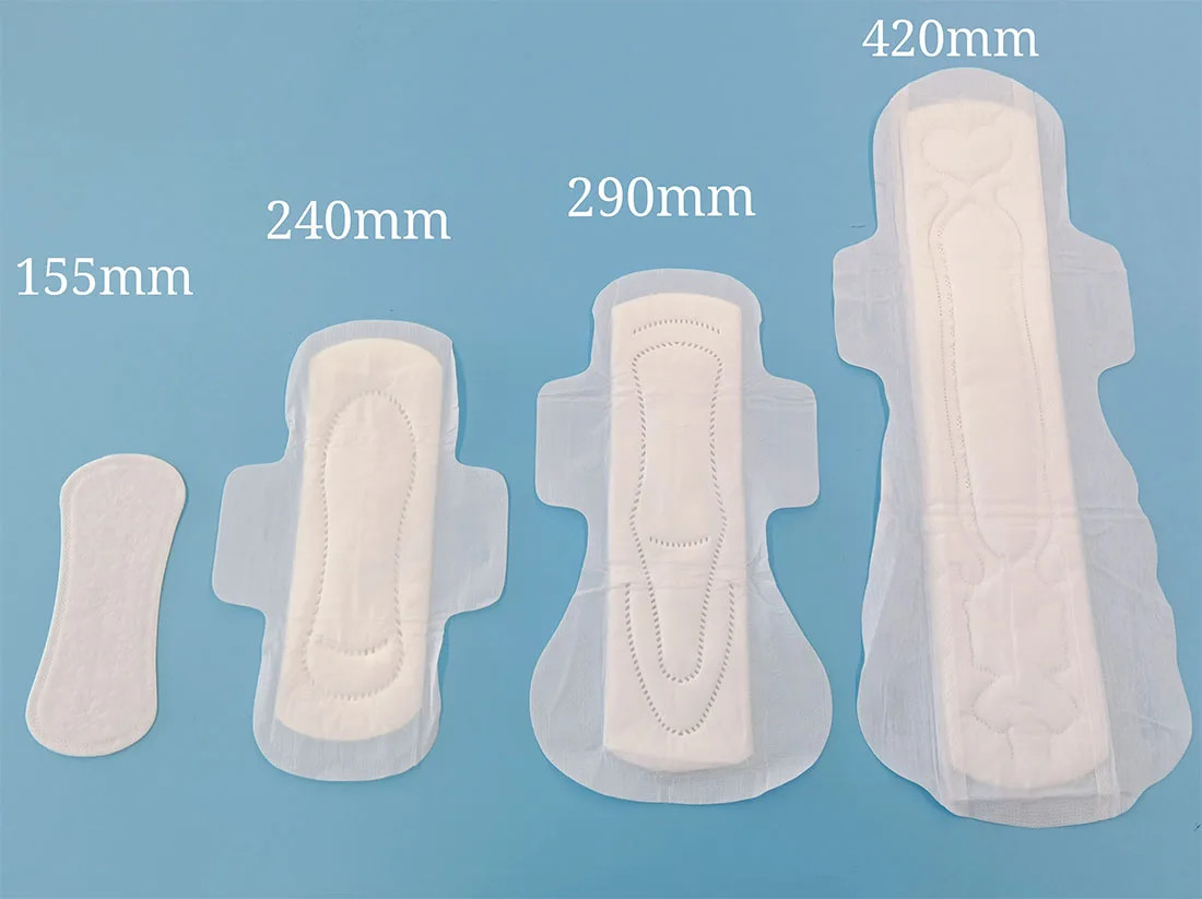 240mm Customize Day Woman Sanitary Napkin Pads Disposable