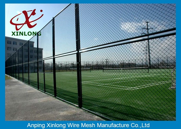 40 * 40mm Dark Green Chain Link Mesh Fence for Farm and Forest Protecting