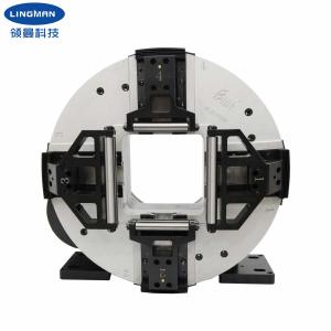 Lingman Pneumatic Four-jaw Laser Rotary Chuck For Fiber Laser Cutting Machines