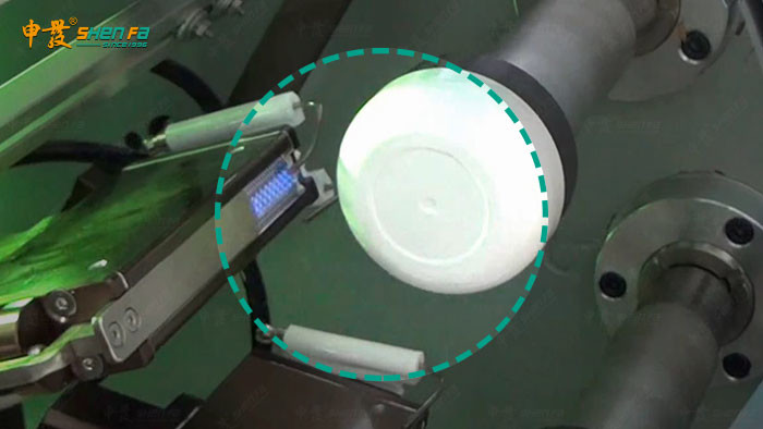 SF-SR12B-G Automatic Screen Printing Machine For Plastic Jars Cans Cap