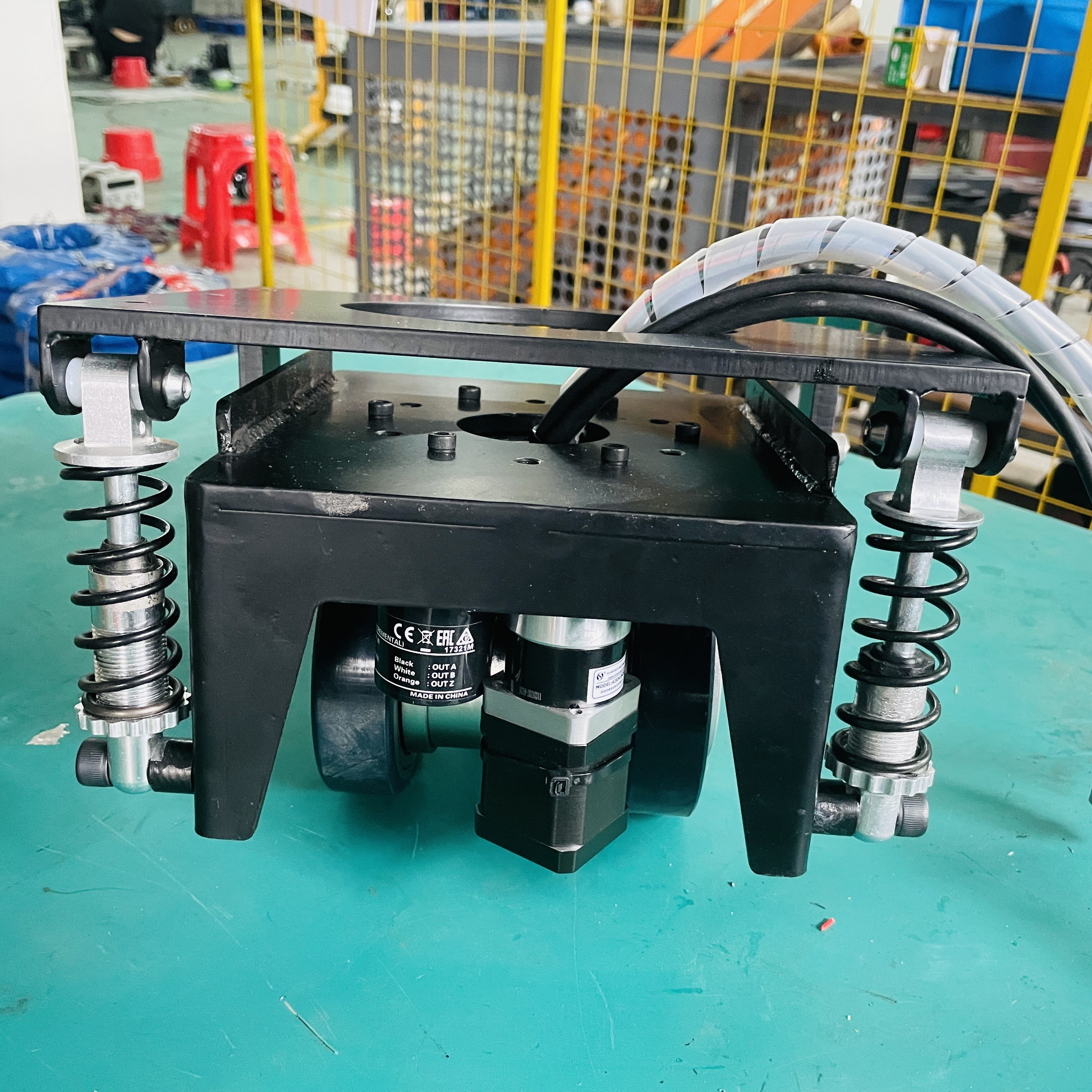 Small Low Profile Motor Steering AGV Drive Wheel For Agv 58m/Min
