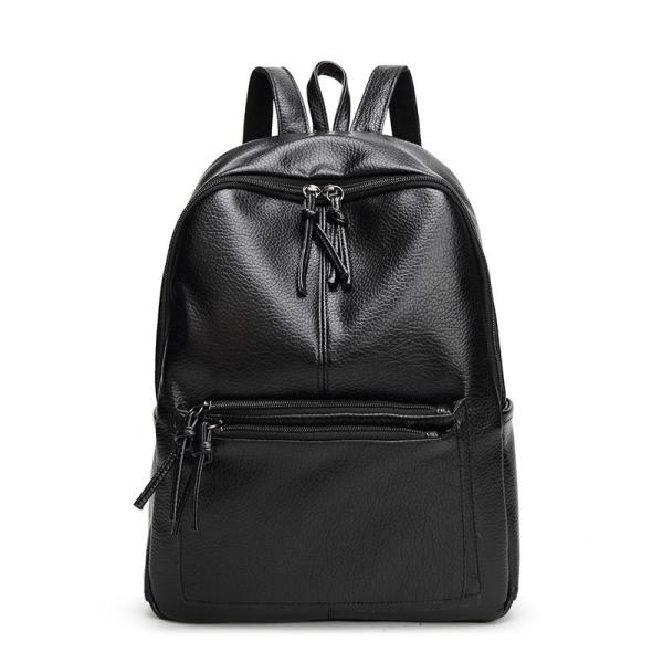 New Travel Backpack Korean Women Backpack Leisure Student Schoolbag Soft PU
