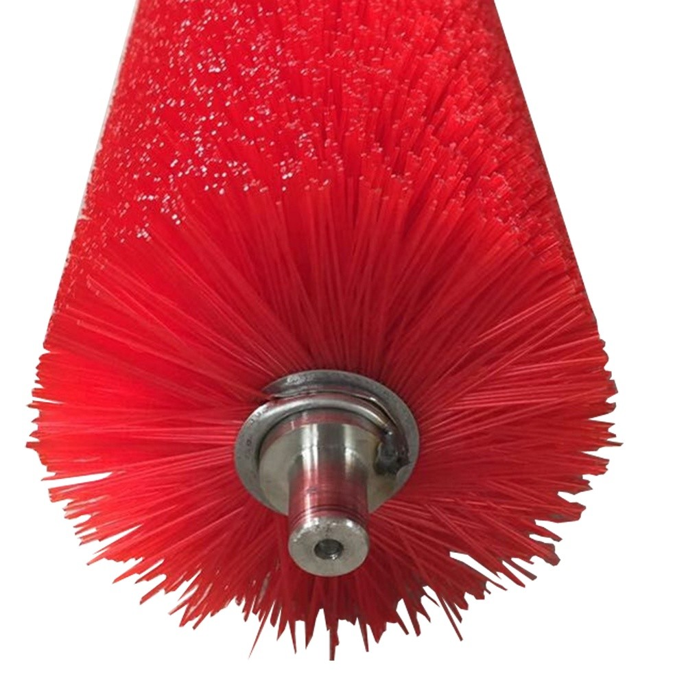 Nylon Cylinder Brush For Cleaning Conveyor Belts And Brick Manufacturing