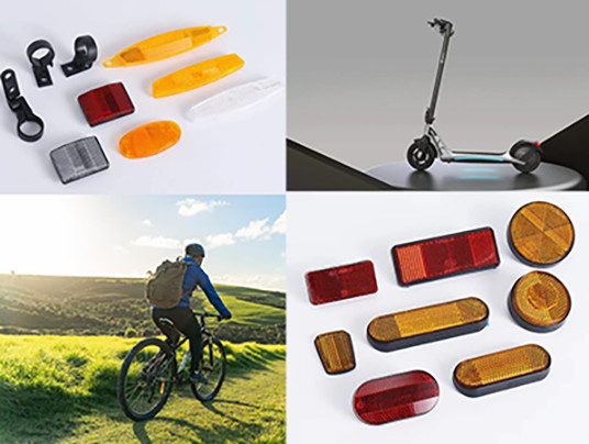 Customizable Electric Motorcycle Reflex Reflectors