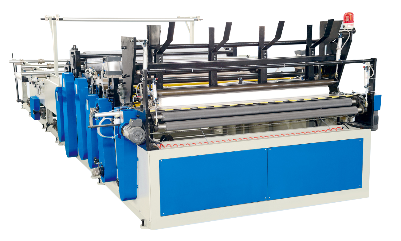 1750mm Automatic Roller Toilet Paper Converting Machine 200m/Min