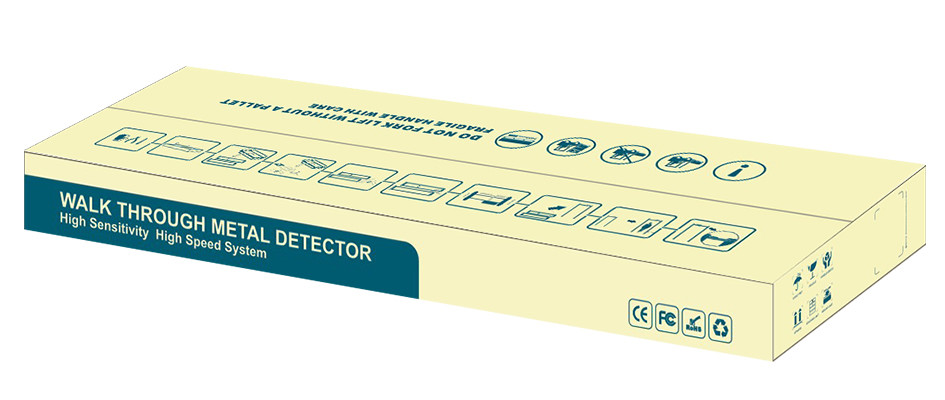Real Time Query Walk Through Metal Detector , 400 Sensitivity Security Check Gate