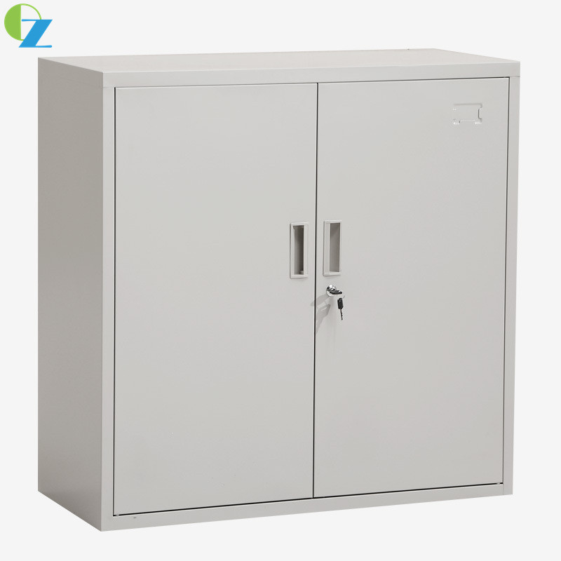 Swing Door Full Short Steel Office Cupboard Metal Filing Cabinet Adjustable Shelf