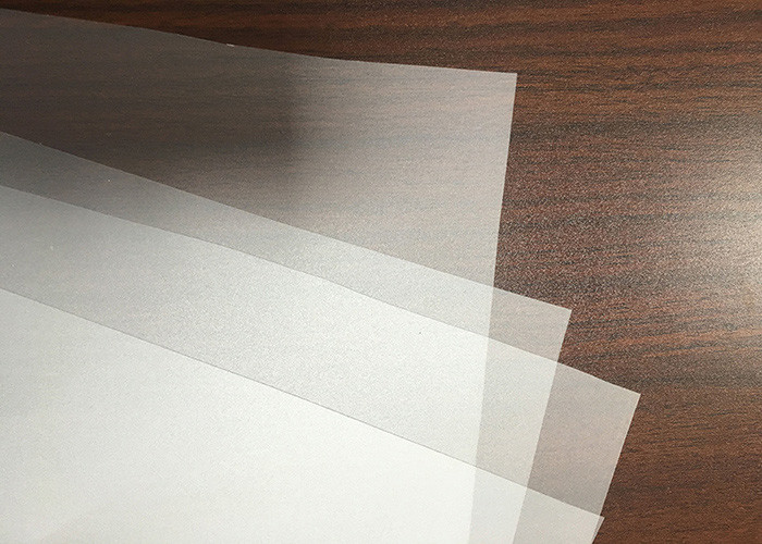 Thin White Translucent Plastic Sheet , Matte Pvc Flat Sheet 1500mm Max Width