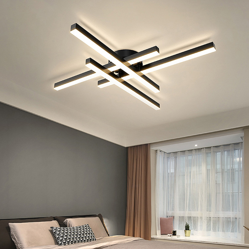 Modern household lamps atmospheric LED ceiling lamp minimalist linear chndelier(WH-MA-192)