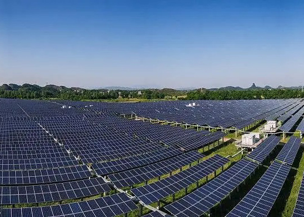 Galvanized Steel PV Ground Solar Tracker Mounting System Single Column