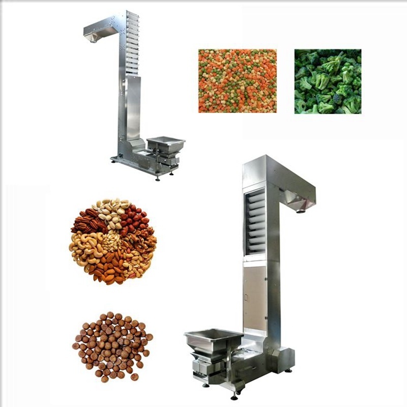 High Speed Height Customized Food Grade Z Shape /Type Bucket Elevator Conveyor