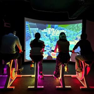 Indoor Interactive Virtual Reality Games Dynamic Bike VR Games