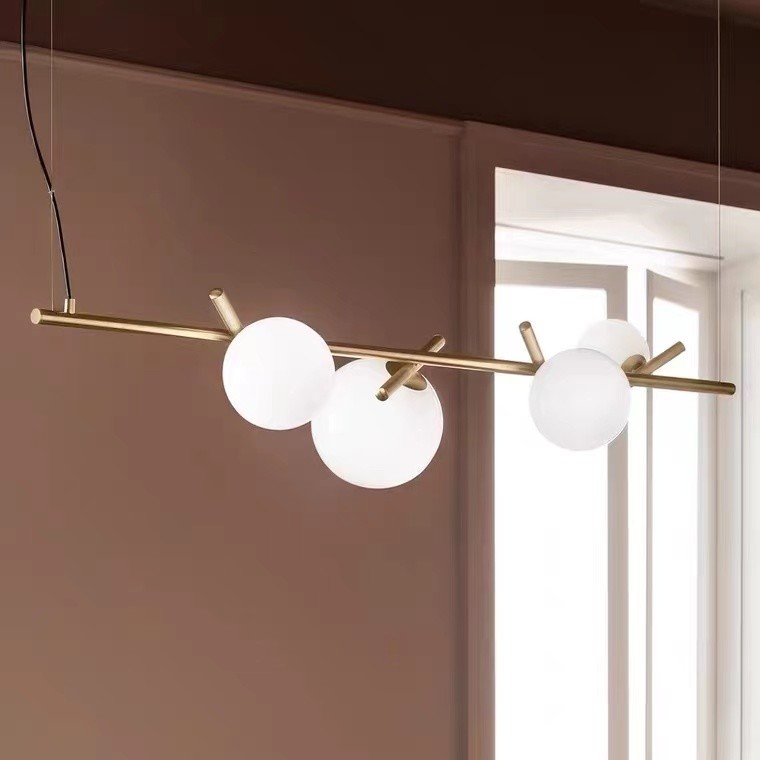 Matt White Glass Led wholesale Simple Pendant Lamp For Dinning Room