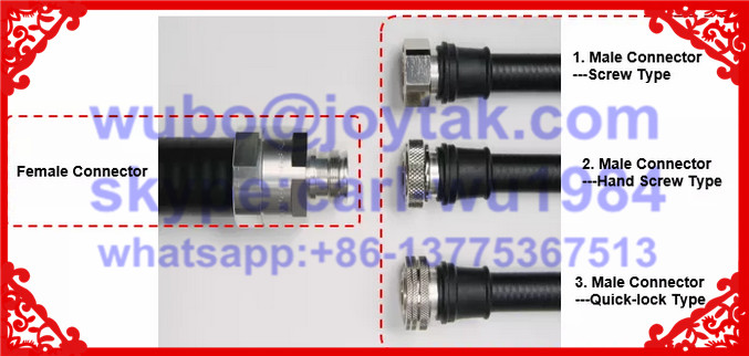 4.3-10 connector Male solder type for 1/2 cable high quality Tri-alloy body PIM ≤-160dBC