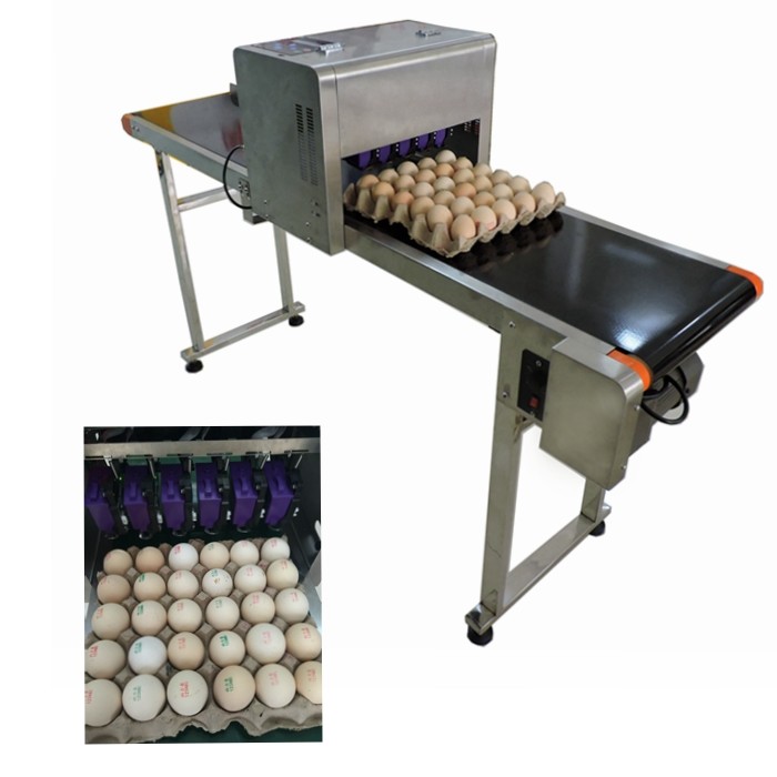 High Speed Food Industry Egg Stamping Machine With USB 2.0 External Interface