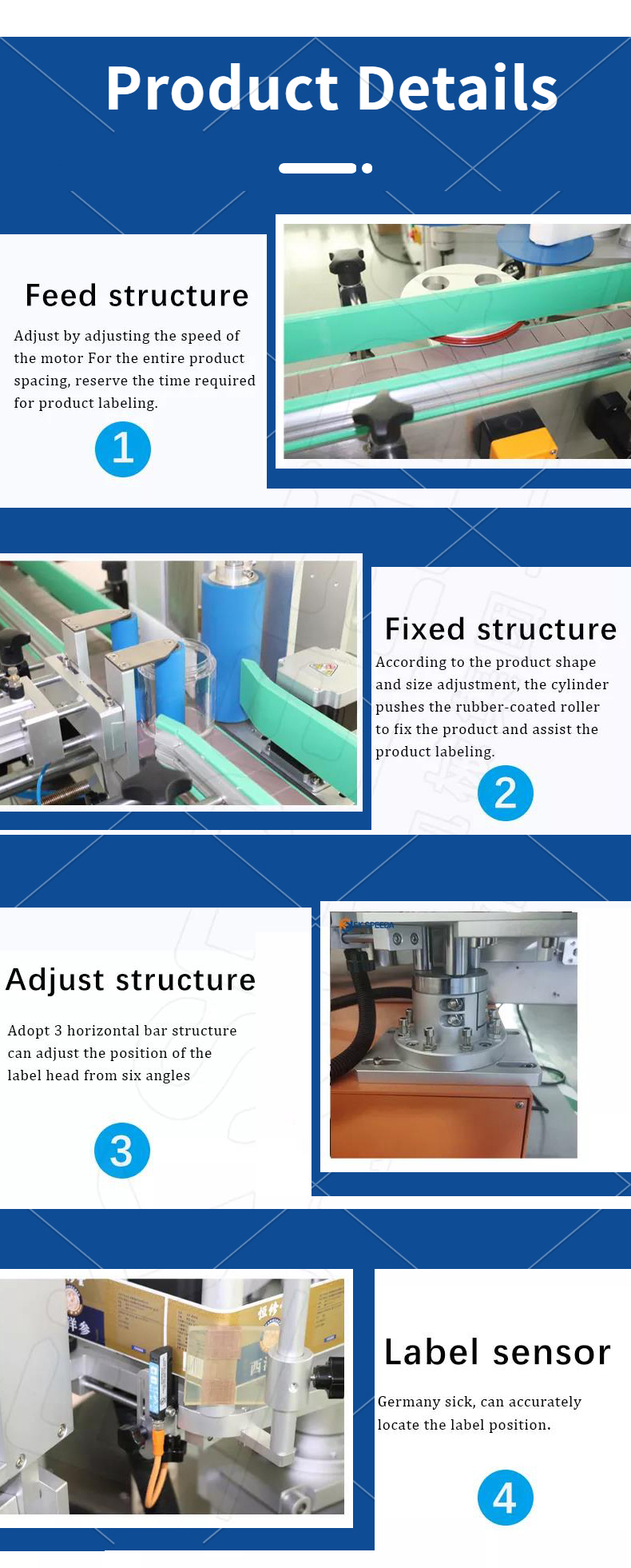 Mini Desktop Labeling Machine for Cosmetics Transparent Label Sticker Applicator